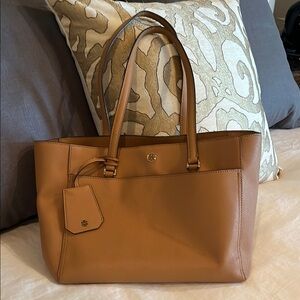 Tory Burch Brown Leather Tote